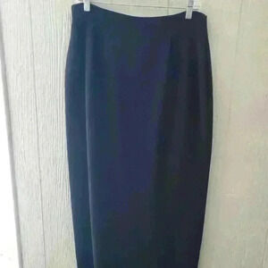 Vintage Rena Rowan black skirt women's size 14